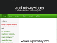 Tablet Screenshot of greatrailwayvideos.com